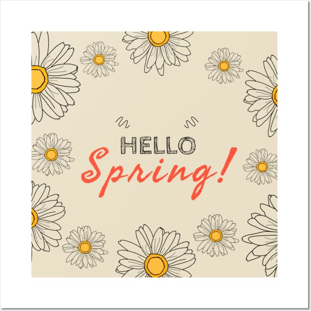 Hello spring Wall Art by Artistic Design